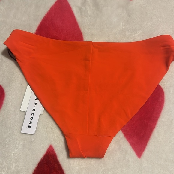 NWT Robin Piccone Bikini Bottom Ava Clean Finish Sunrise - Picture 6 of 7